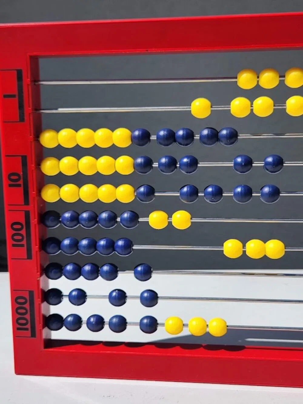 RightStart Math AL Abacus Red Blue Beads Homeschool Manipulative School Supplies